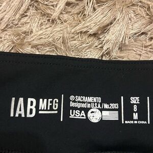 IAB MFG Women's Black Athletic Shorts